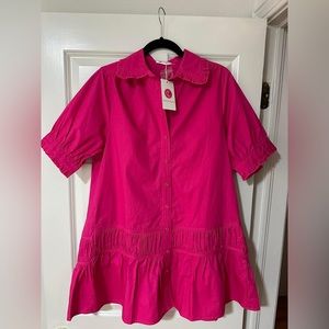 Caryn Lawn Smith Dress, Pink, NWT